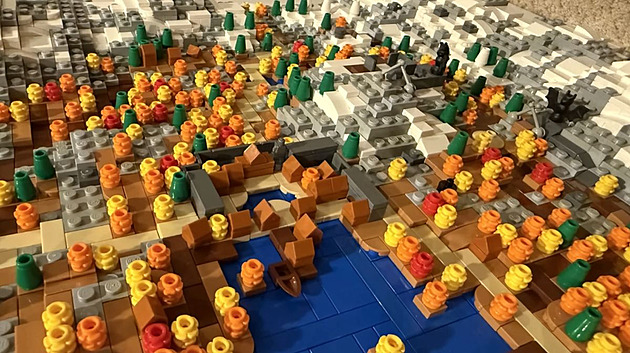 Nadšenec postavil svět Skyrimu z Lega. Potřeboval na to 73 761 dílků