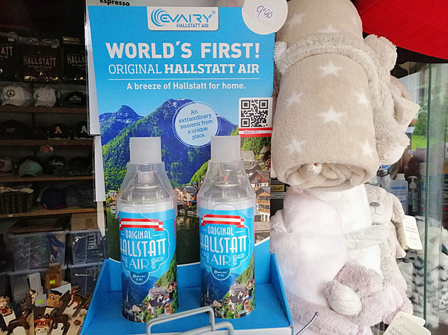 Geniální past na turisty. V Rakousku prodávají stlačený vzduch z hor