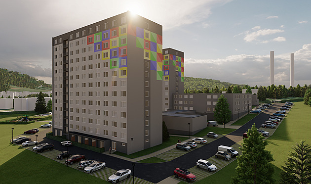 U Ústí vzniká 300 bytů. Lidé z opravených paneláků mají k dispozici i bazén