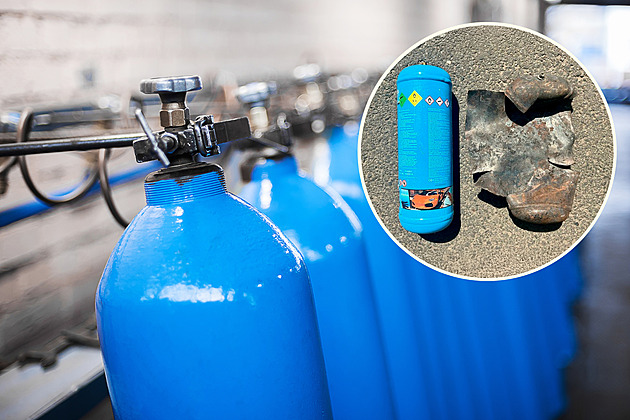 Dvojitá hrozba rajský plyn. Jako droga může poškodit mozek, láhve vybuchují