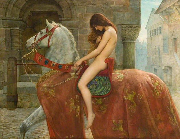 Nahá Lady Godiva z Coventry. Jak se z manželského sporu stala legenda