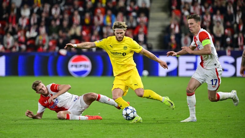 Slavii uteklo vítězství v samotném závěru: V Lize mistrů promarnila dvougólový náskok