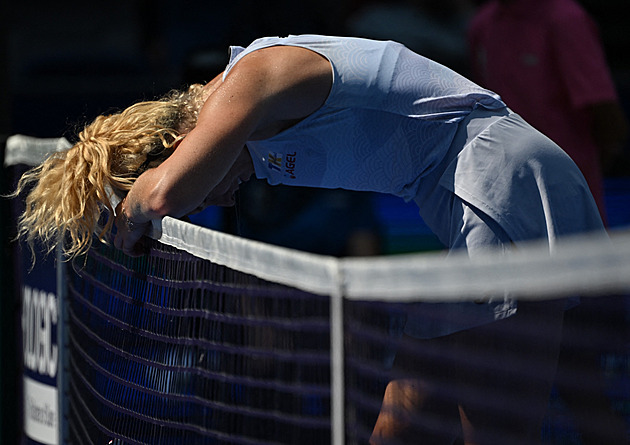 Siniaková ve Wu-chanu dohrála ve čtvrtfinále, Pegulaová jí nadělila kanára