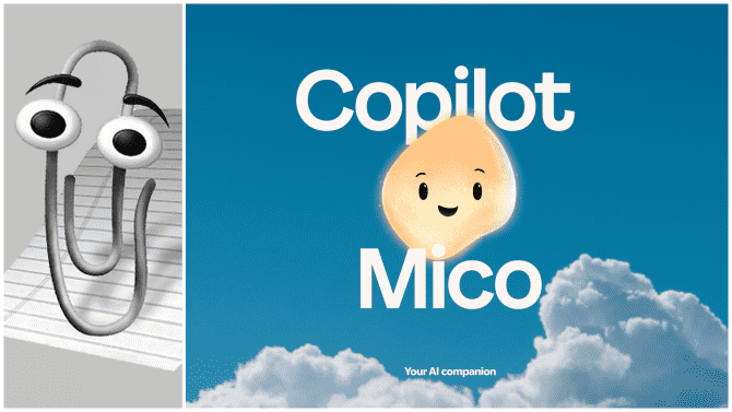 Pamatujete na Cortanu a Clippyho? Microsoft nyní přichází s novým přátelským AI nástupcem