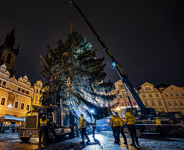 Vánoční strom na Staromáku rozzáří hudba Ewy Farné, trhy navštíví statisíce lidí