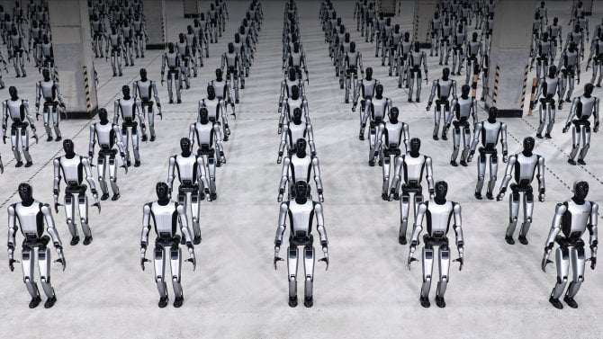Čínská vláda má humanoidní roboty jako národní zájem. Teď ale varuje před bublinou