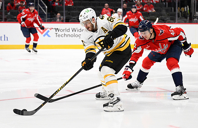 Pastrňák se Zachou asistovali, Nečas mírnil prohru. Rittich vychytal výhru Islanders