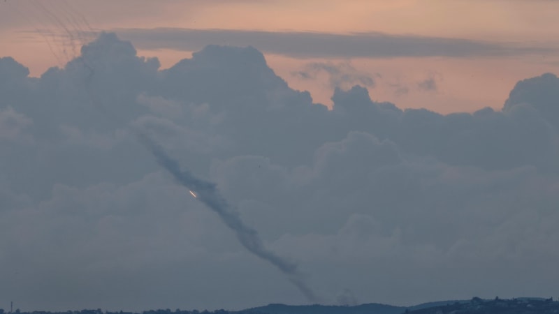 Záběry ničivého úderu na raketomet: Zasáhli jsme těsně před odpalem, chlubí se Izrael